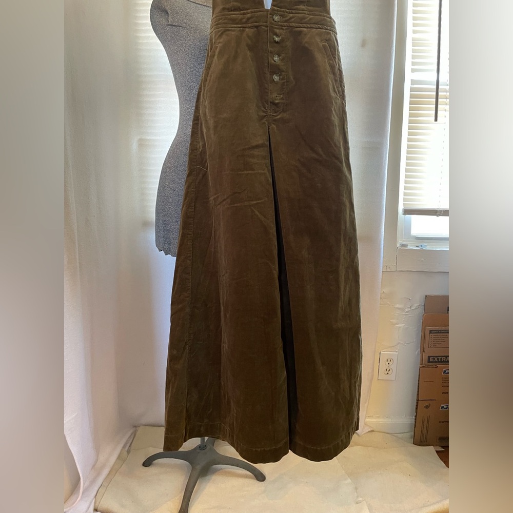 Free People Old School Love wide leg corduroy overalls - Picture 3 of 12